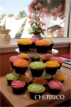 5 Tier Maypole Cupcake Stand It comes with the four small round plastic 