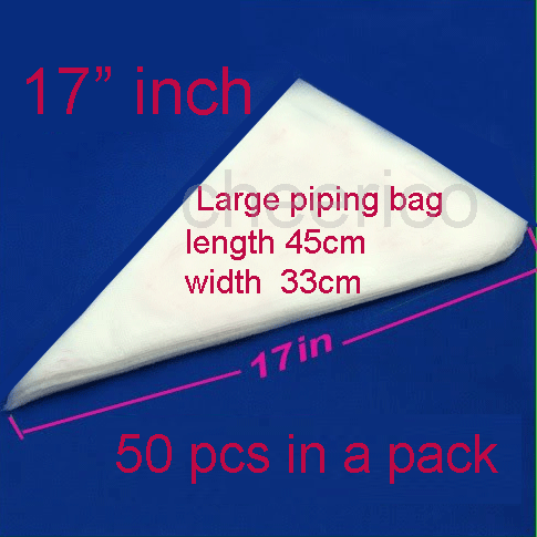 Large Disposable Piping Bags X 50 units